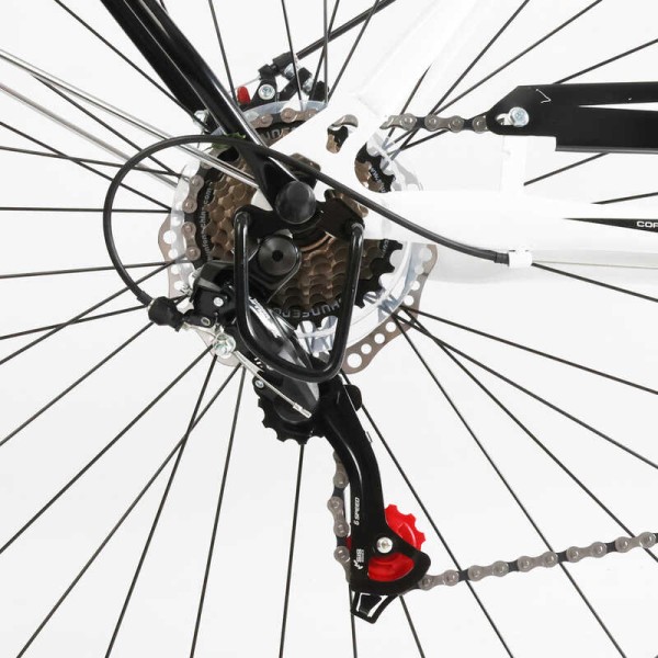 Велосипед міський Corso «Liberty» 28’’ дюймів LR-28014 (1) + КОШИK, сталева рама 20'', Shimano 7 швидкостей, корзина, багажник