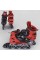 Ролики 40082-S Best Roller / розмір 30-33 / колір - ЧЕРВОНИЙ (6) колеса PVC, ПЕРЕДНЄ КОЛЕСО СВІТЛО, устілка – 17-19.5 см, d коліс - 6.5 см, в сумці