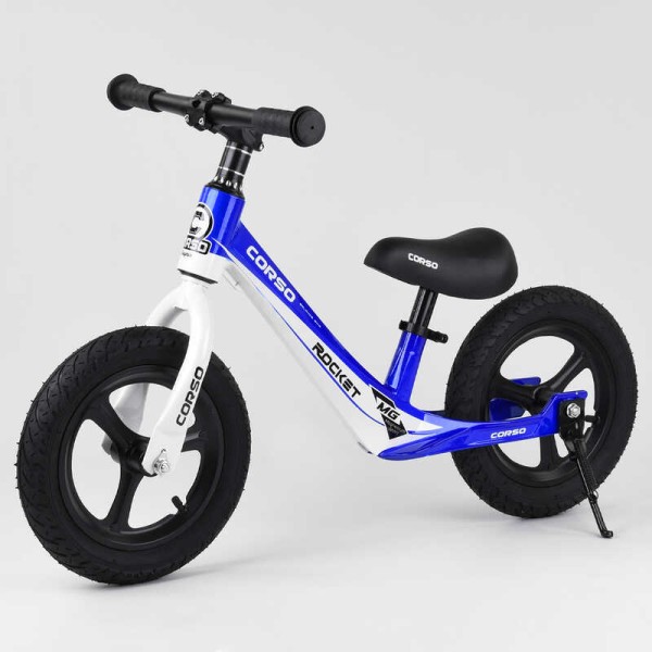 Велобег Corso 91649 (1) колесо 12" надувные, магниевая рама, магниевые диски, подножка, в коробке