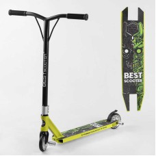 Самокат трюкових Best Scooter 57870 HIC-система, Пегі, алюмінієвий диск і дека, колеса PU d-110 мм, ширина керма - 52 см, висота - 83 см, в коробці