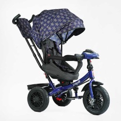 Велосипед 3-х кол. 8066/208-23 BestTrike "Perfetto" поворотне сидіння, колеса гумові надувні, кошик, фара музична, USB, Bluetooth, в коробці