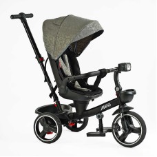 Велосипед 9155/318-82 BestTrike "Marco" поворотне сидіння, складне кермо, колеса з прогумованим PU, кошик, телескопічна ручка, фара музична