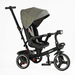Велосипед 9155/318-82 BestTrike "Marco" поворотне сидіння, складне кермо, колеса з прогумованим PU, кошик, телескопічна ручка, фара музична