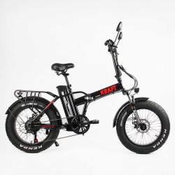 Електровелосипед Corso «Kraft» 20" дюймів KR-31007 (1) рама сталева, двигун 500W, акум. 48V15Ah, Shimano 7 швидкостей, зібраний на 75, у коробці
