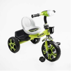 Велосипед 3-х колісний BS-25084 "Best Trike" колеса EVA переднє 12", заднє 10", сталева рама, фара з музикою та світлом, кошик, в коробці