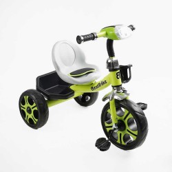 Велосипед 3-х колісний BS-25084 "Best Trike" колеса EVA переднє 12", заднє 10", сталева рама, фара з музикою та світлом, кошик, в коробці