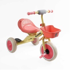 Велосипед 3-х колісний BS-41363 "Best Trike" колеса EVA переднє 10", заднє 8", сталева рама, УКР.ОЗВУЧУВАННЯ, світло, кошик, в коробці