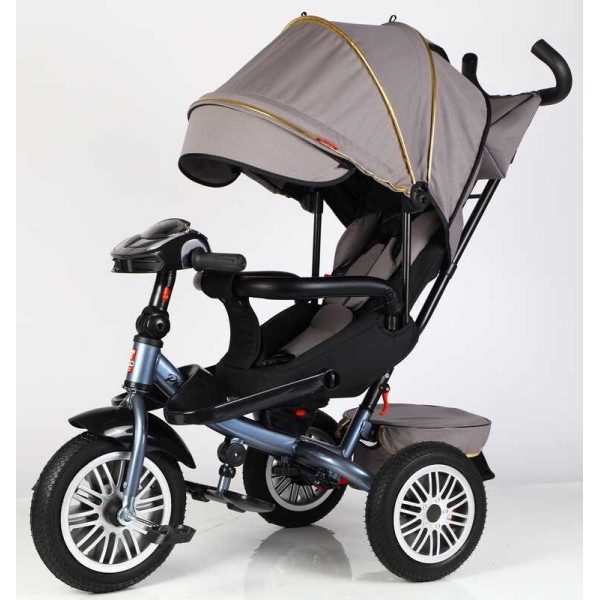 Триколісний велосипед BestTrike Perfetto 470-16 (Поворотне сидіння, Надувні колеса, Музика, USB/Bluetooth)