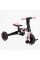 Велосипед 3-х колісний BS-11402 "Best Trike" колеса EVA переднє 8", заднє 6", нейлонова рама, трансформується у велобіг, підсвічування, в коробці