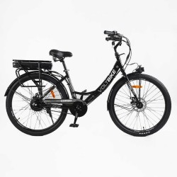 Електровелосипед Corso «VOLT BIKE» 26" дюймів TB-60174 (1) рама сталева, двигун 350W, акум. 36V10Ah, одношвидкісний, БЕЗ КОРЗИНИ, у коробці