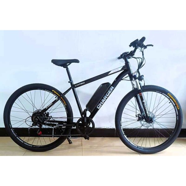 Електровелосипед Corso «Charger» 29" дюймів CR-29781 (1) рама сталева 19``, двигун 350W, акум. 36V10Ah, Shimano 7 швидкостей, у коробці