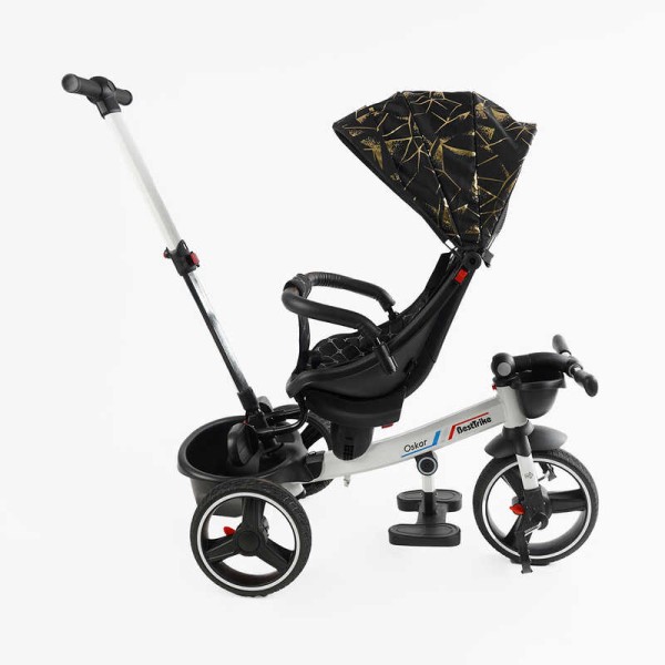 Велосипед 6390 – 10-960 BestTrike "Oscar" ПОВОРОТНЕ СИДІННЯ, КЕРМО СКЛАДАЄТЬСЯ, КОЛЕСА З ПРОГУМОВАНИМ PU, КОШИК, ТЕЛЕСКОПІЧНА РУЧКА