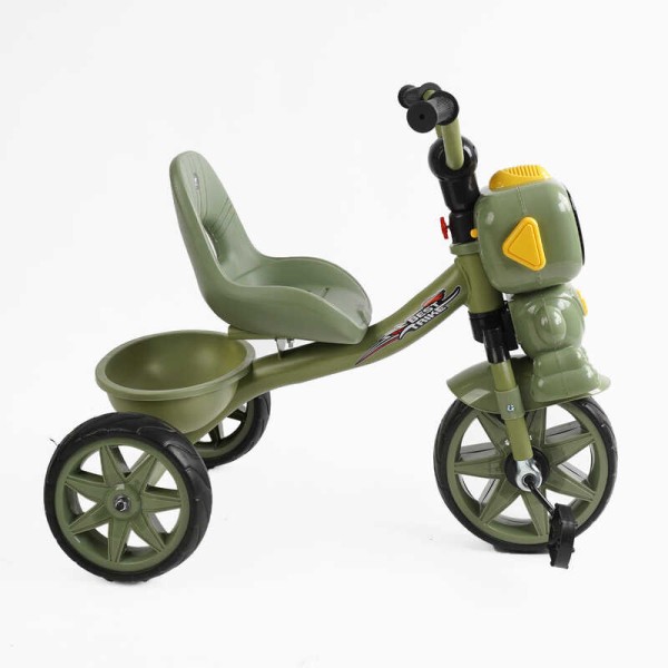 Велосипед 3-х колісний BS-50570 "Best Trike" колеса EVA переднє 10", заднє 8", сталева рама, УКР. ОЗВУЧУВАННЯ, кошик, в коробці