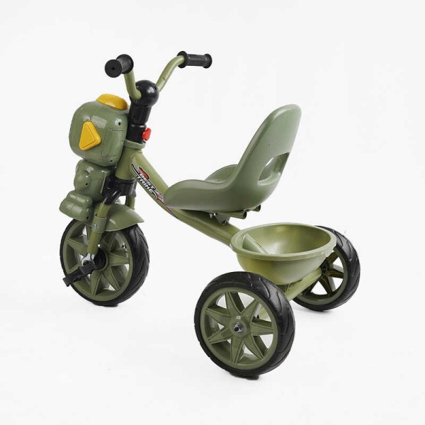 Велосипед 3-х колісний BS-50570 "Best Trike" колеса EVA переднє 10", заднє 8", сталева рама, УКР. ОЗВУЧУВАННЯ, кошик, в коробці