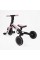 Велосипед 3-х колісний BS-11402 "Best Trike" колеса EVA переднє 8", заднє 6", нейлонова рама, трансформується у велобіг, підсвічування, в коробці