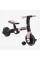 Велосипед 3-х колісний BS-11402 "Best Trike" колеса EVA переднє 8", заднє 6", нейлонова рама, трансформується у велобіг, підсвічування, в коробці