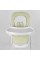 Стульчик для кормления Toti W-56077 (1) мягкий PU, мягкий вкладыш, 4 колеса, съемный столик, в коробке