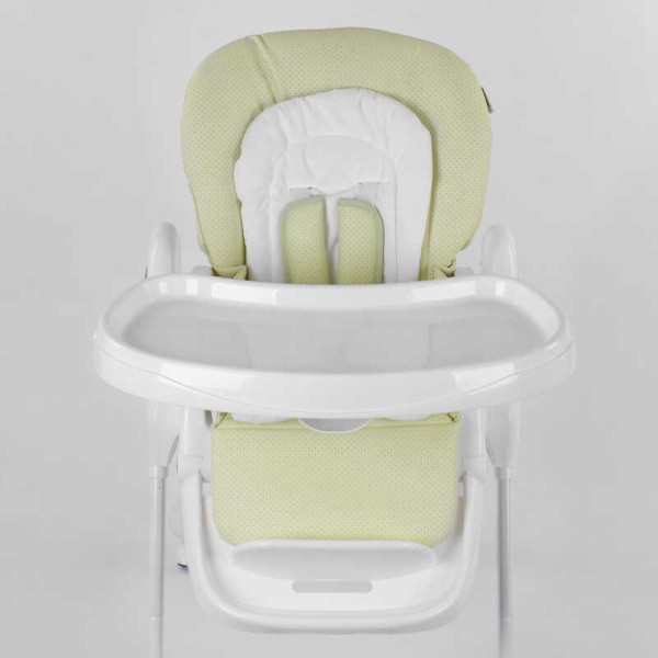Стульчик для кормления Toti W-56077 (1) мягкий PU, мягкий вкладыш, 4 колеса, съемный столик, в коробке