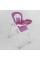 Стульчик для кормления Toti W-62005 (1) мягкий PU, мягкий вкладыш, 4 колеса, съемный столик, в коробке