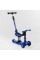 Самокат-велобіг 3в1 триколісний BS-27018 (4) Best Scooter, 3 колеса PU зі світлом, сидіння, амортизатори, батьківська ручка