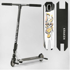 Самокат трюковий KR-82080 Best Scooter (4) "Kraken" HIC-система, ПЕГИ, алюмінієвий диск та дека, АНОДОВАНИЙ, колеса PU 110 мм, ширина керма 58 см