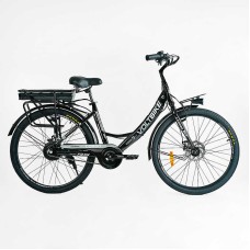 Електровелосипед Corso «Volt Bike» 26" дюймів TB-26033 (1) БЕЗ КОШИКА, рама сталева, одношвидкісний, зібраний на 75, у коробці