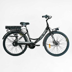 Електровелосипед Corso «Volt Bike» 26" дюймів TB-26033 (1) БЕЗ КОШИКА, рама сталева, одношвидкісний, зібраний на 75, у коробці