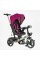 Велосипед 9155/365-18 BestTrike "Marco" поворотне сидіння, складне кермо, колеса з прогумованим PU, кошик, телескопічна ручка, фара музична