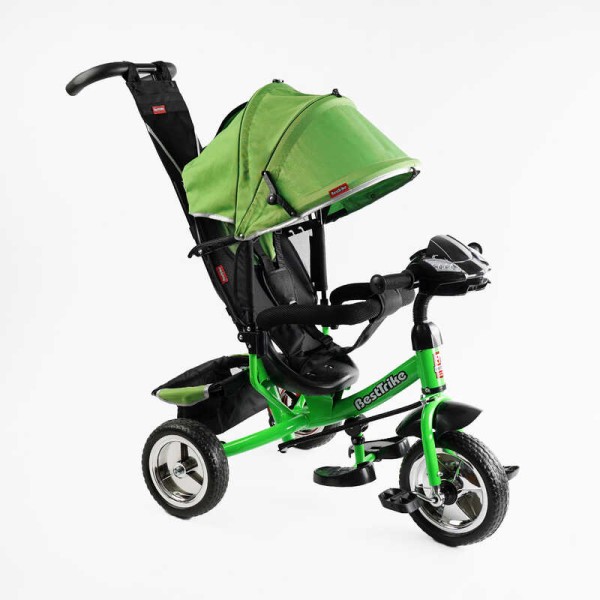 Велосипед 3-х колісний 69-067 Best Trike (1) КОЛЕСО ПІНА, d=25см переднє, d=20см задні, фара музична, USB, Bluetooth