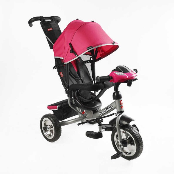 Велосипед 3-х колісний 69-732 Best Trike (1) КОЛЕСО ПІНА, d=25см переднє, d=20см задні, фара музична, USB, Bluetooth