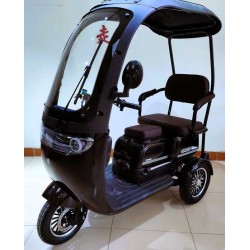 Электрический трицикл Corso Handy HD-65602 800W, 72V/20Ah, с крышей и ветровым стеклом, до 35 км/ч, 3-местный