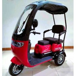 Електричний трицикл Corso Handy HD-80475 800W, 72V/20Ah, з дахом та вітровим склом, до 35 км/год, 3-місний