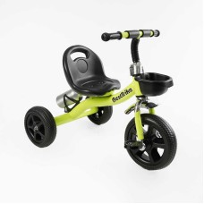 Велосипед 3-х колісний BS-11823 "Best Trike" сталева рама, колеса EVA, переднє d=10", заднє d=8", кошик, бутилочка, в коробці
