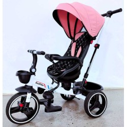 Велосипед 6390 – 16-002 BestTrike "Oscar" ПОВОРОТНЕ СИДІННЯ, КЕРМО СКЛАДАЄТЬСЯ, КОЛЕСА З ПРОГУМОВАНИМ PU, КОШИК, ТЕЛЕСКОПІЧНА РУЧКА