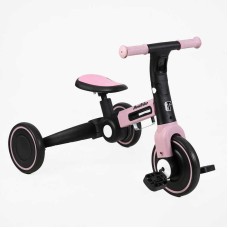 Велосипед 3-х колісний BS-11402 "Best Trike" колеса EVA переднє 8", заднє 6", нейлонова рама, трансформується у велобіг, підсвічування, в коробці