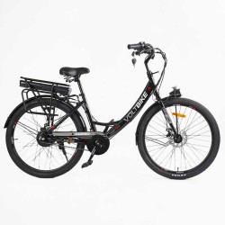 Електровелосипед Corso «VOLT BIKE» 26" дюймів TB-50082 (1) рама сталева, двигун 350W, акум. 36V10Ah, одношвидкісний, БЕЗ КОРЗИНИ, у коробці