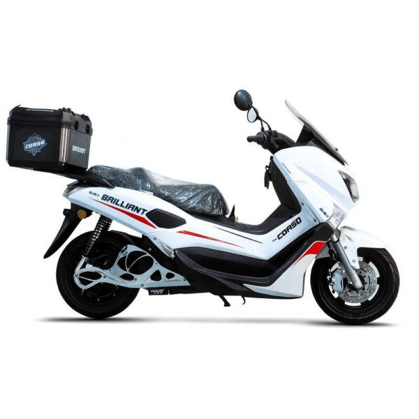 Электроскутер Corso Brilliant BR-634180 2000W 72V/32Ah, 70 км/ч, 80 км запас хода, задний ход, антибукс