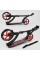 Самокат двоколісний Best Scooter 40860 (4) колеса PU - переднє 23 см, заднє - 20 см, 1 амортизатор, широкий руль, зажим руля, в коробці