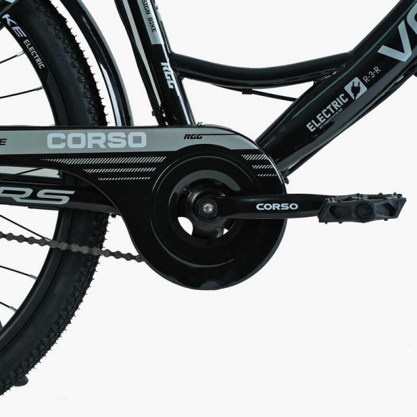 Електровелосипед Corso «Volt Bike» 26" дюймів TB-26033 (1) БЕЗ КОШИКА, рама сталева, одношвидкісний, зібраний на 75, у коробці