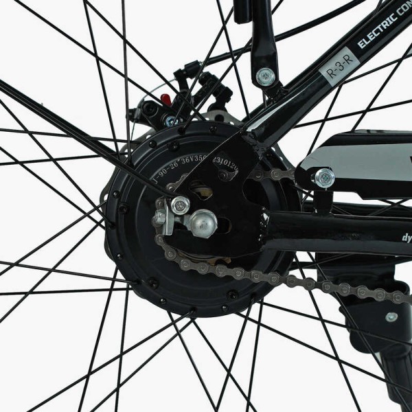 Електровелосипед Corso «Volt Bike» 26" дюймів TB-26033 (1) БЕЗ КОШИКА, рама сталева, одношвидкісний, зібраний на 75, у коробці