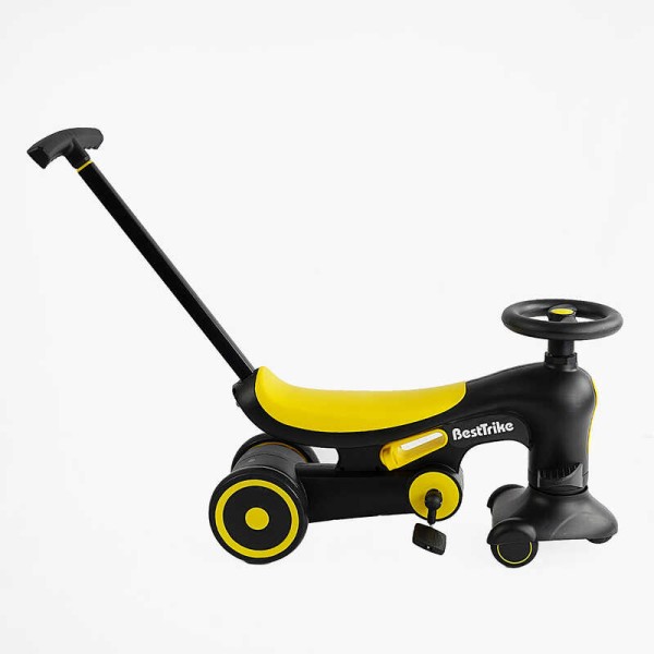 Велосипед-толокар BST-7702 Best Trike матеріал рами нейлон, колеса PU, батьківська ручка, в коробці