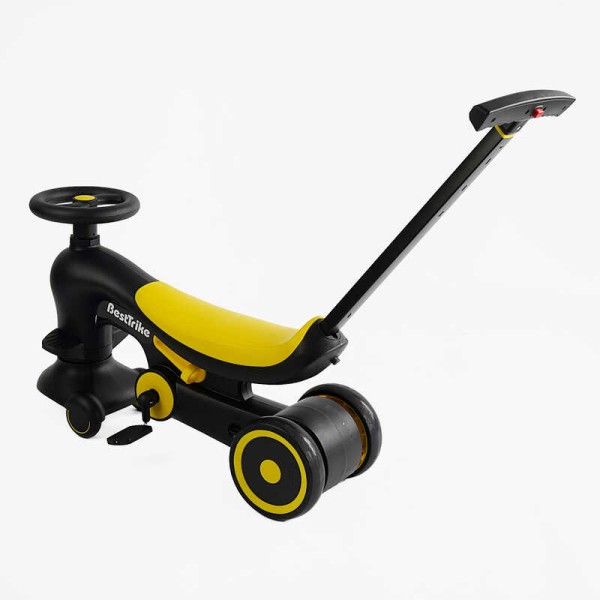 Велосипед-толокар BST-7702 Best Trike матеріал рами нейлон, колеса PU, батьківська ручка, в коробці