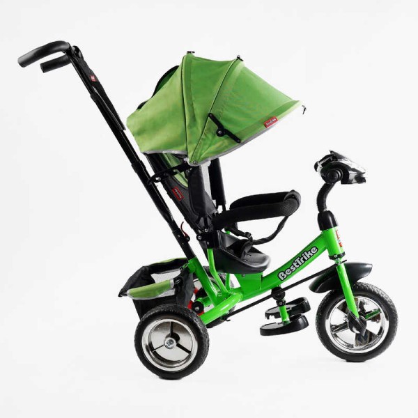 Велосипед 3-х колісний 69-067 Best Trike (1) КОЛЕСО ПІНА, d=25см переднє, d=20см задні, фара музична, USB, Bluetooth