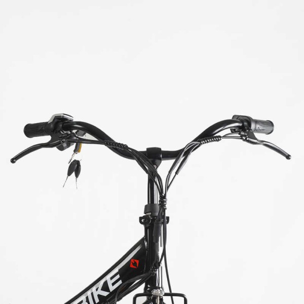 Електровелосипед Corso «VOLT BIKE» 26" дюймів TB-50082 (1) рама сталева, двигун 350W, акум. 36V10Ah, одношвидкісний, БЕЗ КОРЗИНИ, у коробці