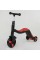 Самокат 3в1 JT 28288 Best Scooter, самокат-велобіг-велосипед, ЧЕРВОНИЙ, світло, 8 мелодій, колеса PU, переднє колесо d = 20см, задні d = 11см