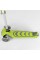 Самокат триколісний 46987 (4) Best Scooter, САЛАТОВИЙ, складне алюмінієве кермо, 4 колеса PU зі світлом, d = 12 см