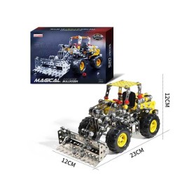 Конструктор 816 B-438 Трактор, 520 деталей, металевий