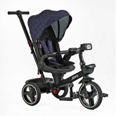 Велосипед 9155/331-09 BestTrike "Marco" поворотне сидіння, складне кермо, колеса з прогумованим PU, кошик, телескопічна ручка, фара музична
