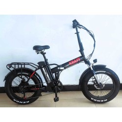 Електровелосипед Corso «Kraft» 20" дюймів KR-60777 (1) рама сталева, двигун 500W, акум. 48V13Ah, Shimano 7 швидкостей, зібраний на 75, у коробці