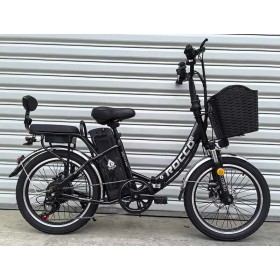 Електровелосипед Corso «ROCCO» 20" дюймів RC-01108 (1) ЧОРНИЙ, рама складна сталева, двигун 500W, акумулятор 48V20AH, корзина, у коробці